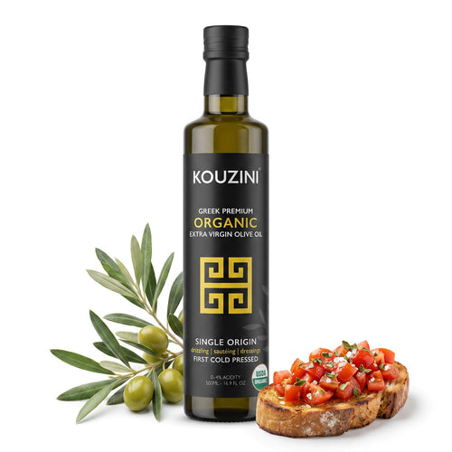 Kouzini Organic Greek Extra Virgin Olive Oil, 500 ml