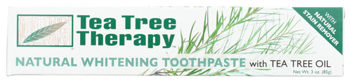 Tea Tree Therapy Natural Whitening Toothpaste, 3 oz