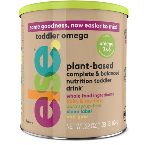 Else Plant-Based Toddler Formula with Omega 3 and 6, 12 to 36 Months, 22 oz