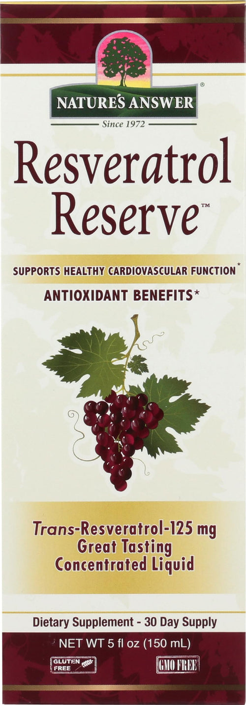 Nature's Answer Alcohol-Free Resveratrol Reserve, 5 oz