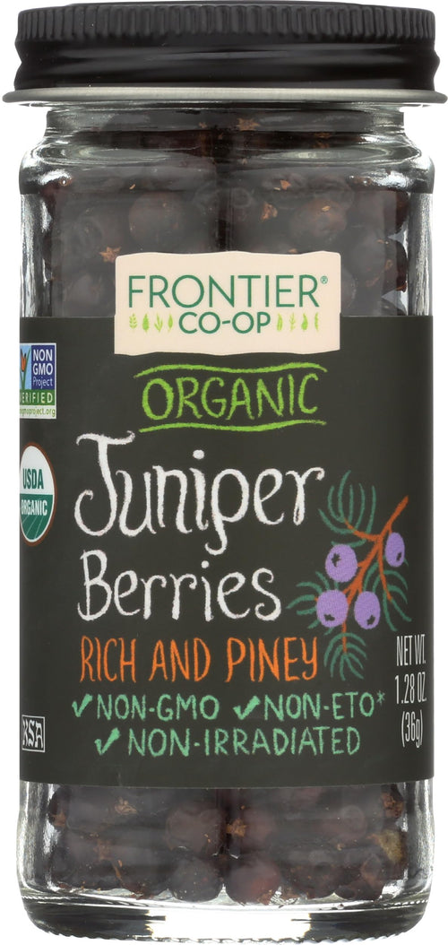 Frontier Co-op Organic Whole Juniper Berries, 1.28 oz