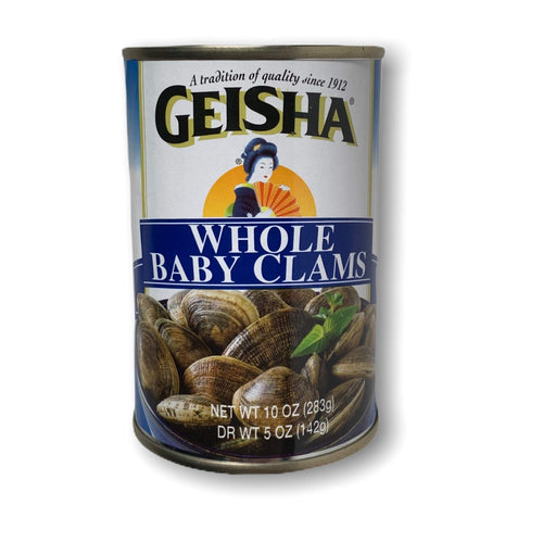 Geisha Whole Baby Clams, 10 oz