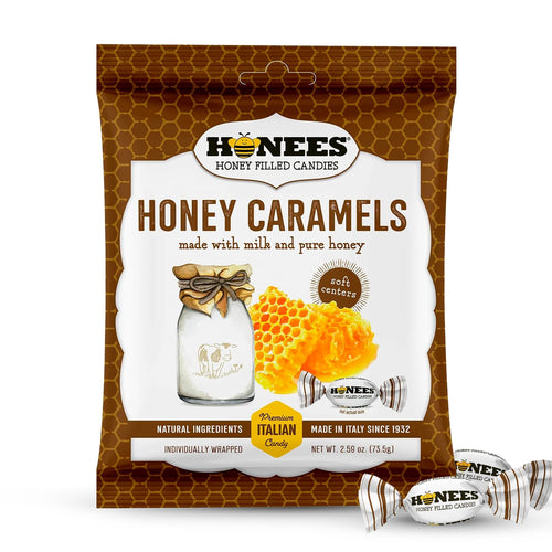 Honees Honey Caramels Hard Candy, 2.59 oz