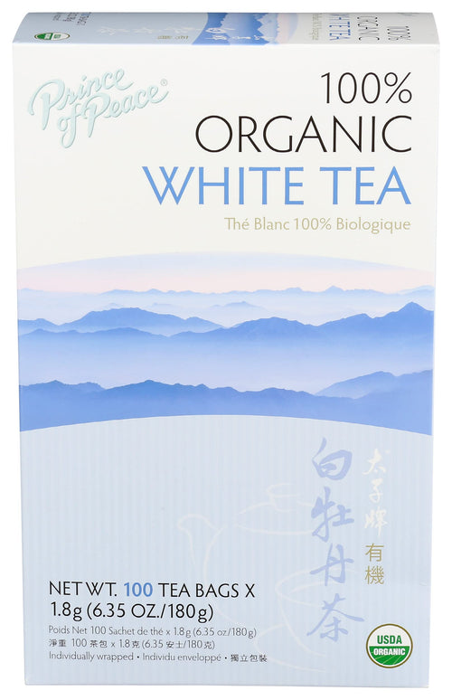 Prince of Peace Organic White Tea, 100 Tea Bags