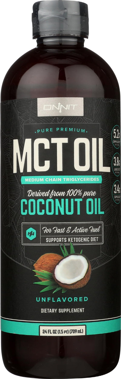 Onnit MCT Oil, Flavorless, 24 oz
