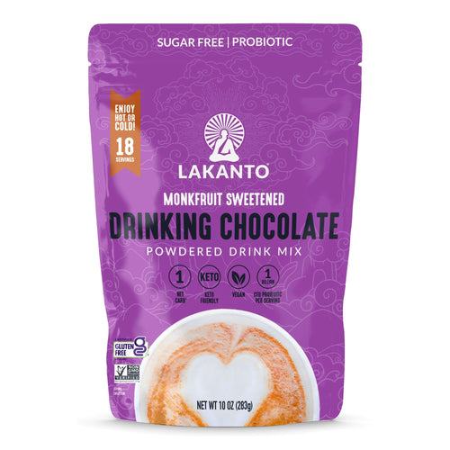 Lakanto Sugar Free Drinking Chocolate, Dutch Cocoa, Original, 10 oz