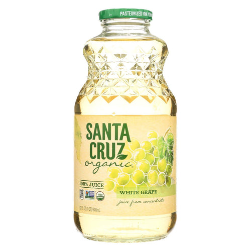 Santa Cruz Organic White Grape Juice, 32 fl oz (Pack of 12)