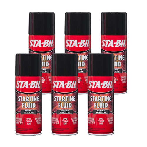 STA-BIL Starting Fluid, 11 oz (Pack of 6)