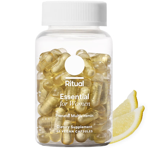 Ritual Women's Prenatal Multivitamins with Omega-3 DHA, 30 Servings
