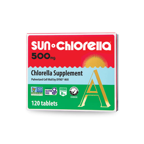 Sun Chlorella 500 mg Tablets, 120 Count