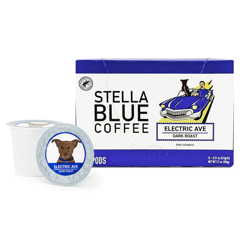 Electric Avenue Blend Dark Roast Coffee Pods, 12 K-Cups
