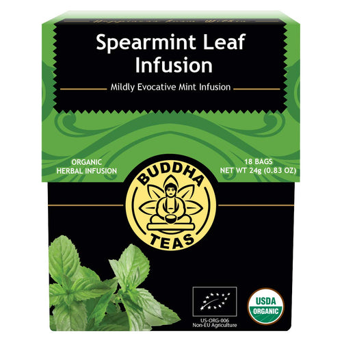 Buddha Teas Organic Spearmint Tea, Caffeine Free
