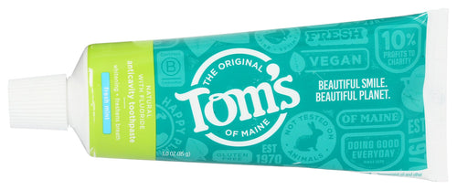 Tom's of Maine Anticavity Toothpaste, Fresh Mint, Travel Size, 3 oz
