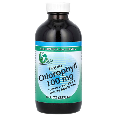 World Organic Chlorophyll Liquid, 100 mg, 8 oz
