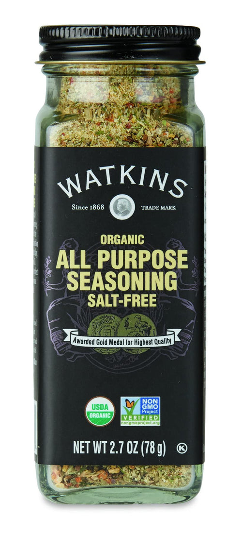 Watkins Gourmet Organic All Purpose Seasoning, Salt Free, 2.7 oz