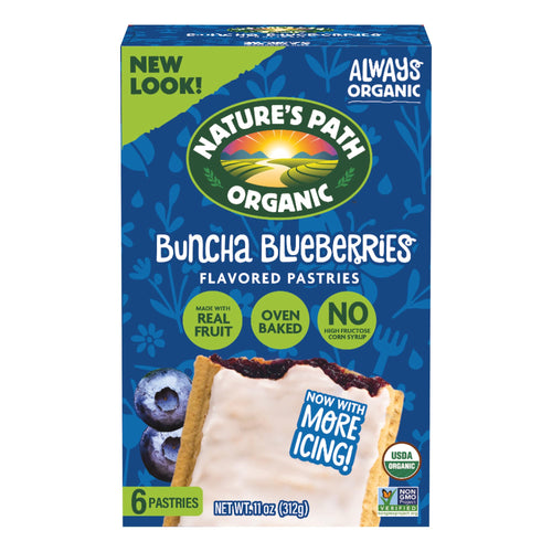 Nature's Path Organic Buncha Blueberries Toaster Pastries, 11 oz