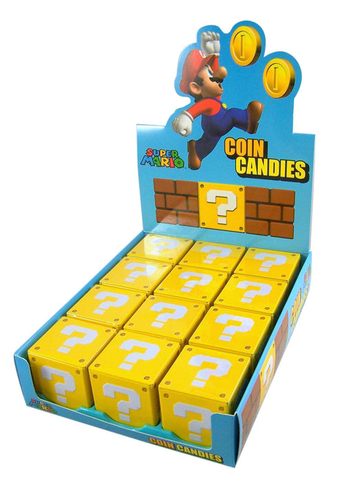 Nintendo Super Mario Bros. Coin Candies Display Box, 12 Count