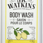 J.R. Watkins Lemon Cream Moisturizing Body Wash, 532 mL