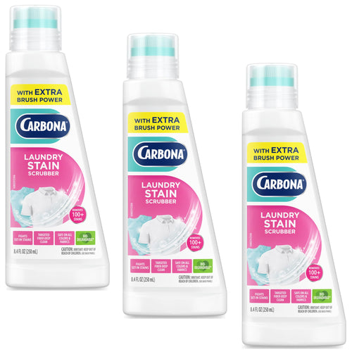 Carbona Laundry Stain Remover & Scrubber, 8.4 fl oz (Pack of 3)