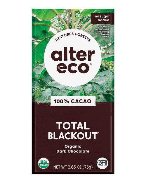 Alter Eco Total Blackout Dark Chocolate Bar