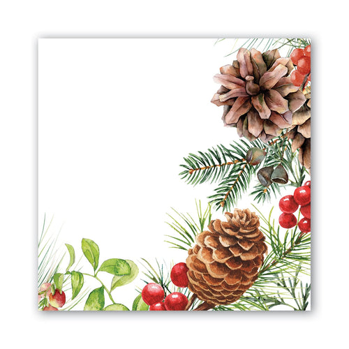 Michel Design Works Cocktail Napkins, White Spruce