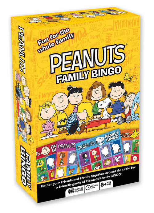 Aquarius Peanuts Family Bingo Game
