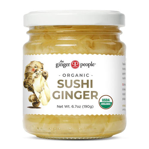 The Ginger People Organic Pickled Sushi Ginger, 6.7 oz Glass Bottle