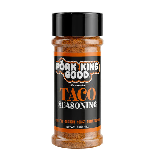 Pork King Good Taco Seasoning, Single Shaker