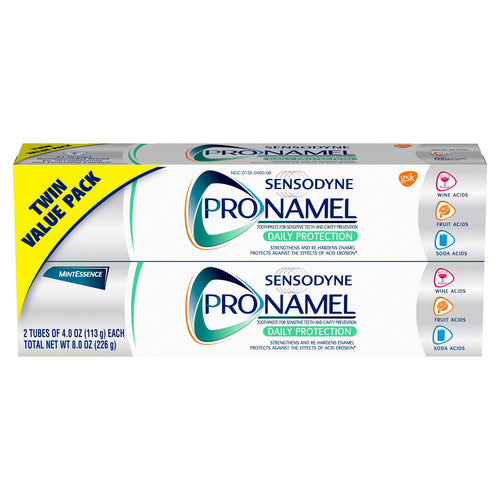 Sensodyne Pronamel Daily Protection Enamel Toothpaste, 4 oz (Pack of 2)