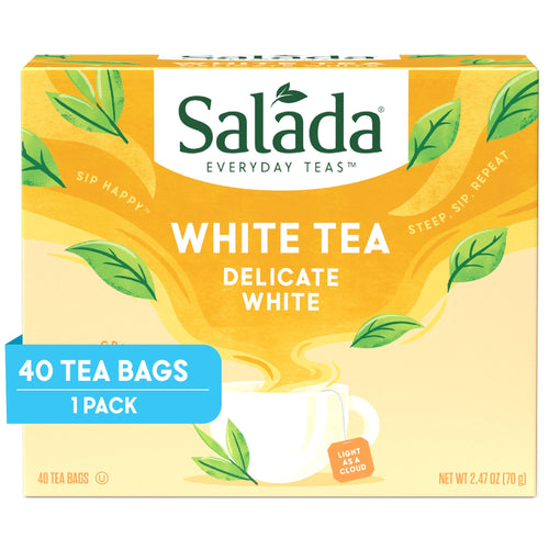 Salada Delicate White Tea, 40 Tea Bags