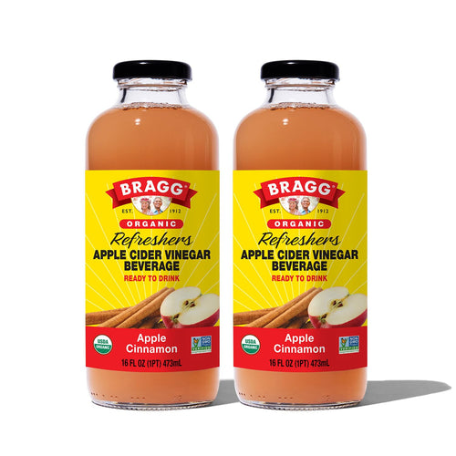 Bragg Apple Cider Vinegar Refresher, 16 fl oz (Pack of 2)