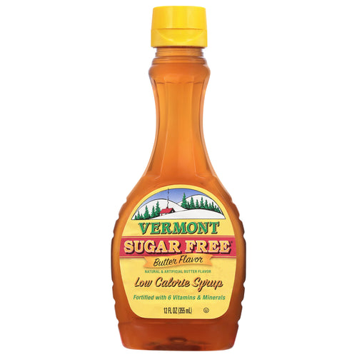 Maple Grove Farms Vermont Butter Pancake Syrup, Sugar Free, 12 oz