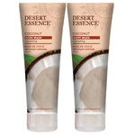 Desert Essence Coconut Body Wash, 8 oz (Pack of 2)