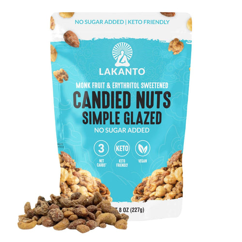 Lakanto Simple Glazed Candied Mixed Nuts, 8 oz