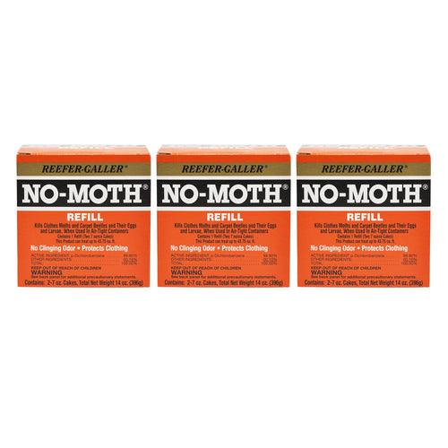 Reefer-Galler NO Moth Closet Hanger Refill, 7 oz, 2 Count