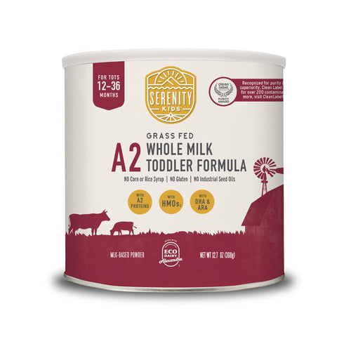 Serenity Kids 12+ Months A2 Whole Milk Toddler Formula Powder, 12.7 oz