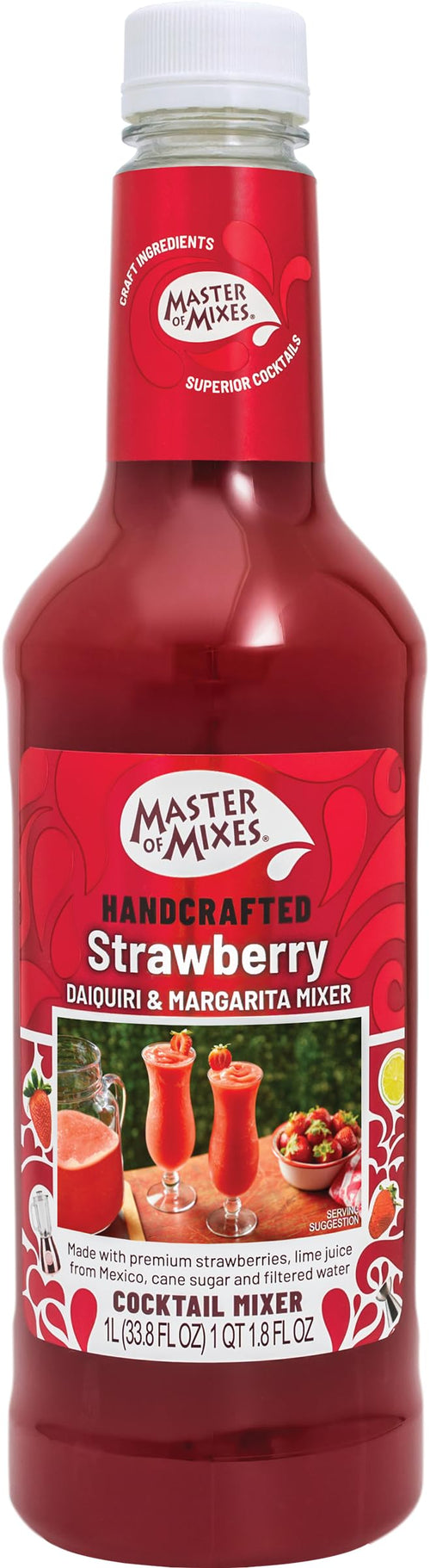 Master of Mixes Strawberry Daiquiri Drink Mix, 33.8 fl oz