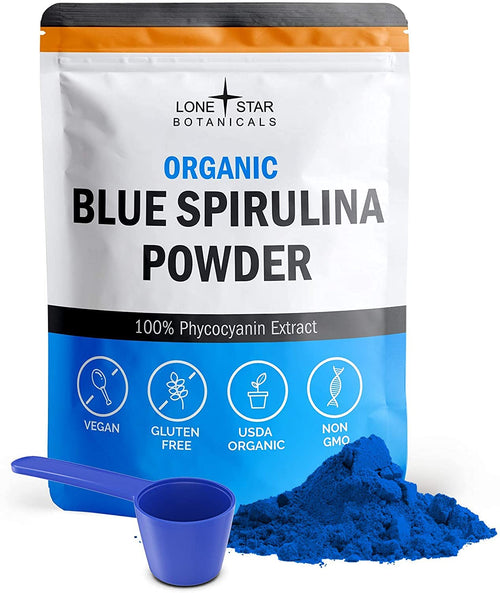 Lone Star Botanicals Organic Blue Spirulina Powder