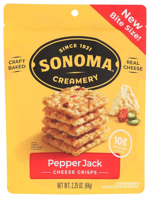 Sonoma Creamery Crisp Cheese, Pepper Jack, 2.25 oz