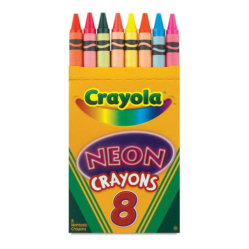 Crayola Neon Crayons, 8 Count