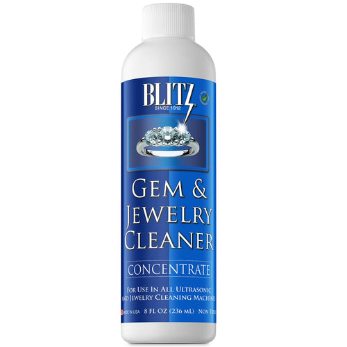 Blitz Gem & Jewelry Cleaner Concentrate Refill for Ultrasonic Machines, 8 oz