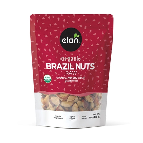 Elan Organic Raw Brazil Nuts, 6.5 oz