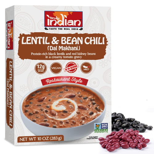 Truly Indian Spiced Lentil & Bean Chili (Dal Makhani), 10 oz