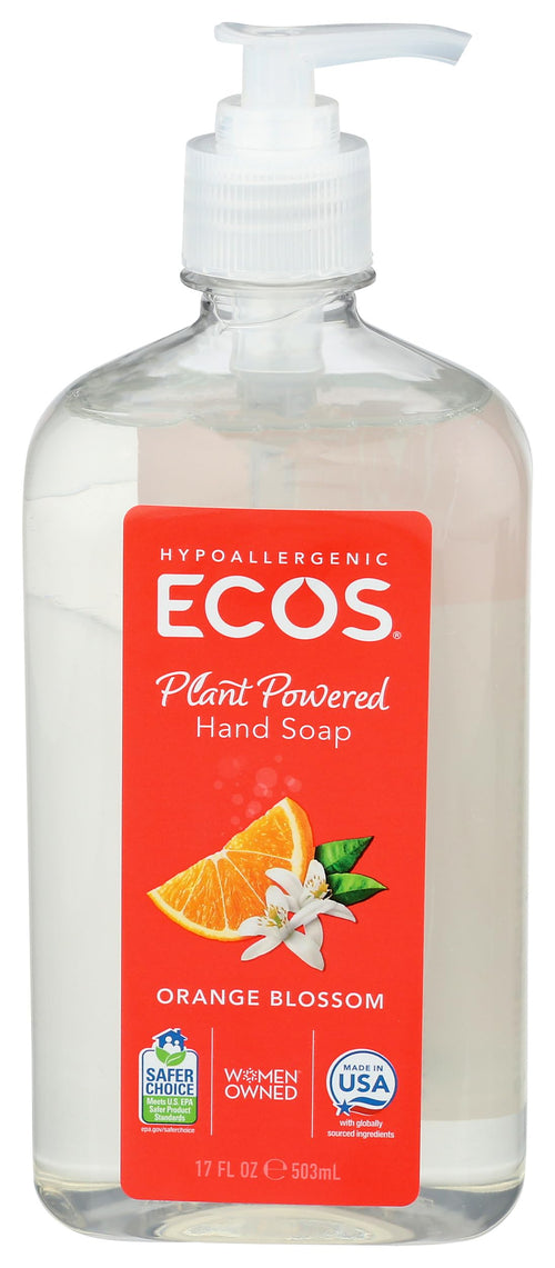 Earth Friendly Products Liquid Hand Soap, Clear, 17 oz