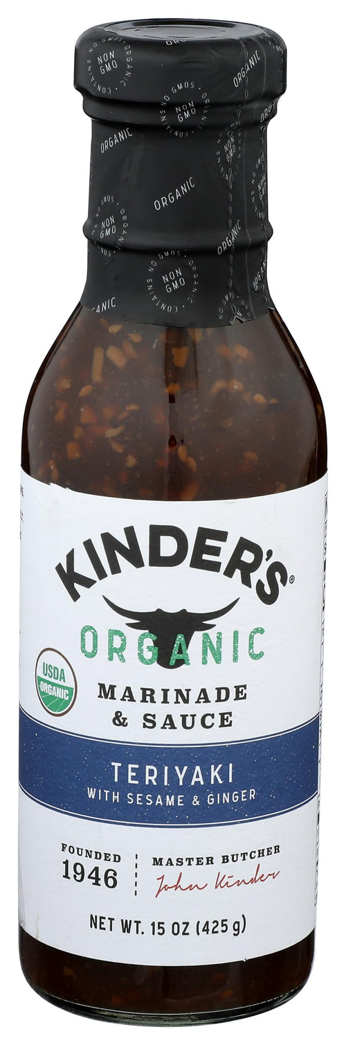 Kinder's Organic Teriyaki Marinade & Sauce, 15 oz