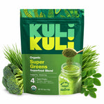 Kuli Kuli Organic Super Greens Powder, Moringa, Wheatgrass & Broccoli, 6 oz