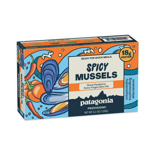 Patagonia Provisions Spicy Mussels in Extra Virgin Olive Oil