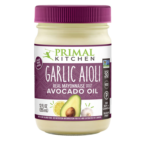 Primal Kitchen Garlic Aioli Mayo with Avocado Oil, 12 oz