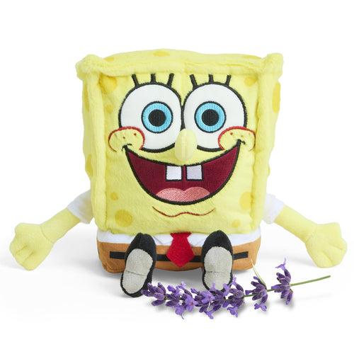 Warmies x SpongeBob Microwavable Weighted Plush, 7.5 in