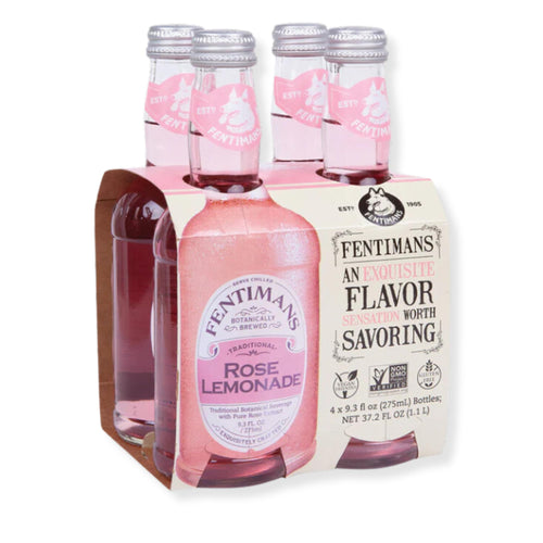Fentimans Rose Lemonade, 9.3 fl oz (Pack of 4)